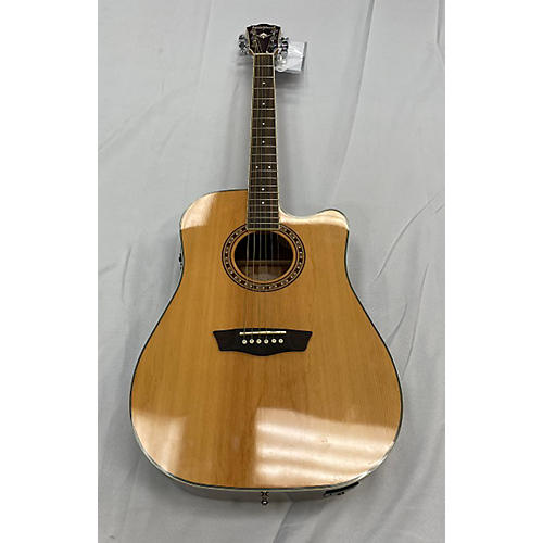 Washburn WD10SCE Acoustic Electric Guitar Natural