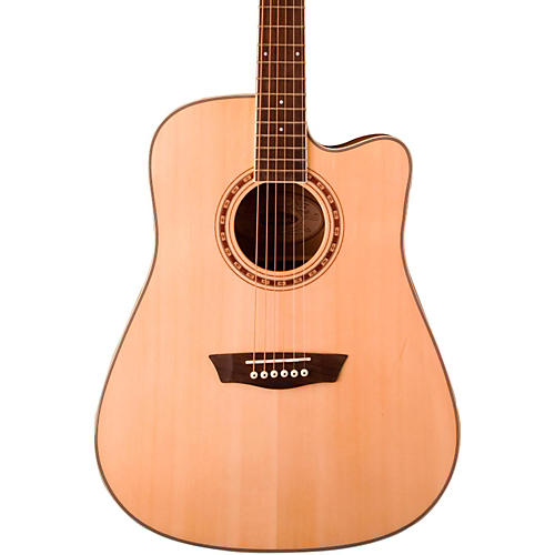 WD30SCE Solid Sitka Spruce Top Cutaway Acoustic-Electric Dreadnought Guitar