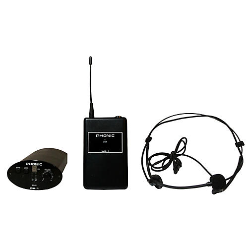 WH-1S Wireless Headset System (Receiver + Bodypack + Headset)