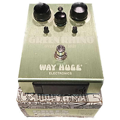 Way Huge Electronics WHE202 Green Rhino Overdrive Effect Pedal