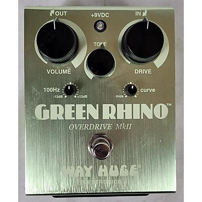 Way Huge Electronics WHE202 Green Rhino Overdrive Effect Pedal