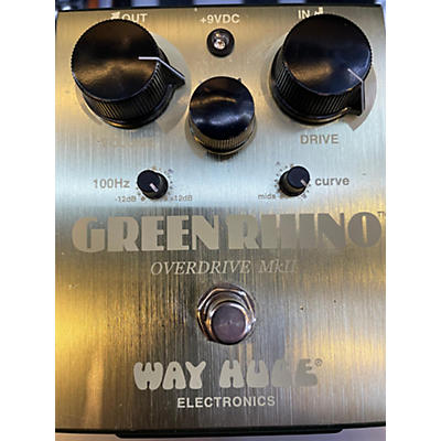 Way Huge Electronics WHE202 Green Rhino Overdrive Effect Pedal
