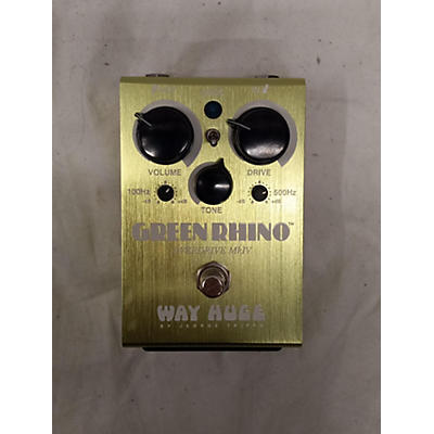 Way Huge Electronics WHE202 Green Rhino Overdrive Effect Pedal