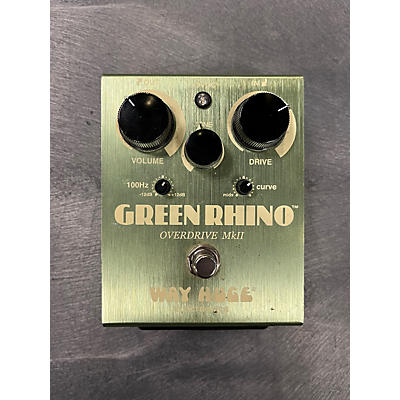 Way Huge Electronics WHE202 Green Rhino Overdrive Effect Pedal