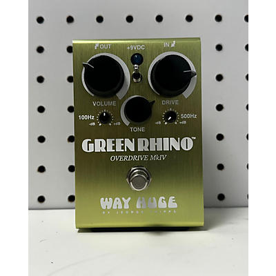 Way Huge Electronics WHE202 Green Rhino Overdrive Effect Pedal