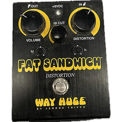 Way Huge Electronics WHE301 Fat Sandwich Harmonic Saturator Distortion Effect Pedal