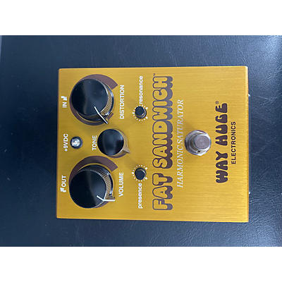 Way Huge Electronics WHE301 Fat Sandwich Harmonic Saturator Distortion Effect Pedal