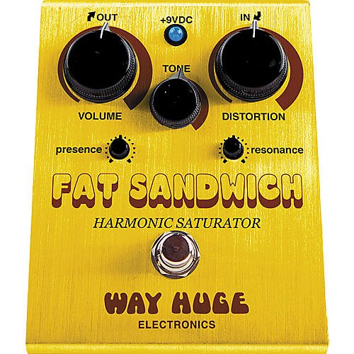 WHE301 Fat Sandwich Harmonic Saturator Distortion Guitar Effects Pedal
