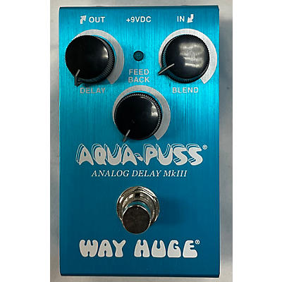 Way Huge Electronics WHE701 Aqua Puss Analog Delay Effect Pedal