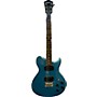 Used Washburn WI14 Solid Body Electric Guitar Metallic Blue