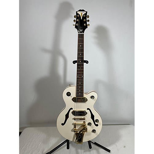 Epiphone WILDKAT PW LIMITED EDITION Hollow Body Electric Guitar Pearl White