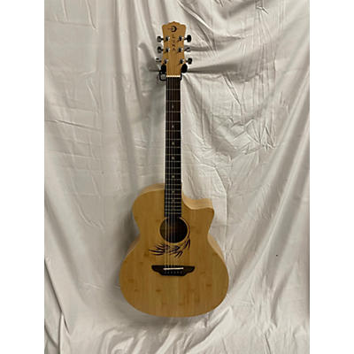 Luna Guitars WL Bamboo Acoustic Electric Guitar