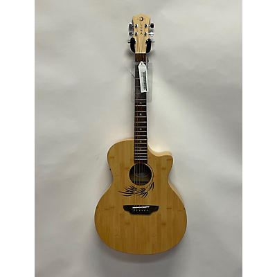 Luna WL Bamboo GAE Acoustic Electric Guitar