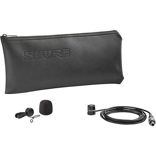 Shure WL183m Omnidirectional Condenser Lavalier With LEMO Termination Black