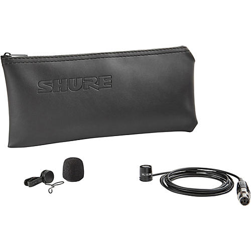 Shure WL183m Omnidirectional Condenser Lavalier With TA4F Termination Black