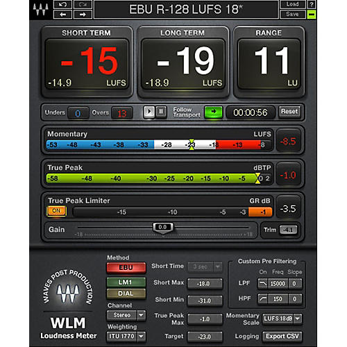 WLM Plus Loudness Meter Native/TDM/SG Software Download