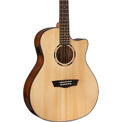 Washburn WLO10SCE Woodline 10 Series Acoustic-Electric Guitar