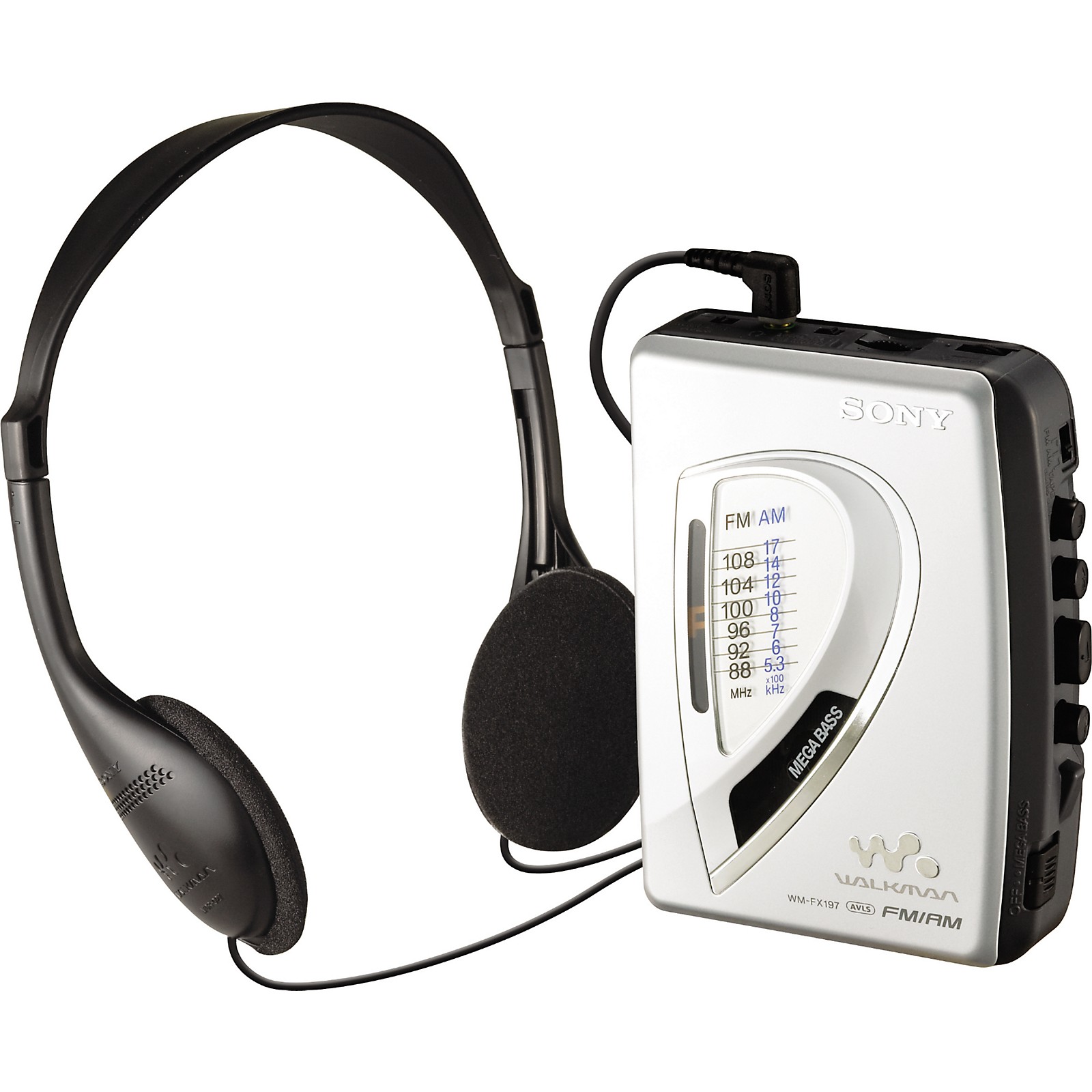 Sony WMFX197 AM/FM Radio/cassette Walkman Player Musician's Friend