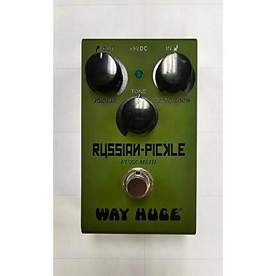 Way Huge Electronics WM42 Russian Pickle Mini Fuzz Pedal Effect Pedal