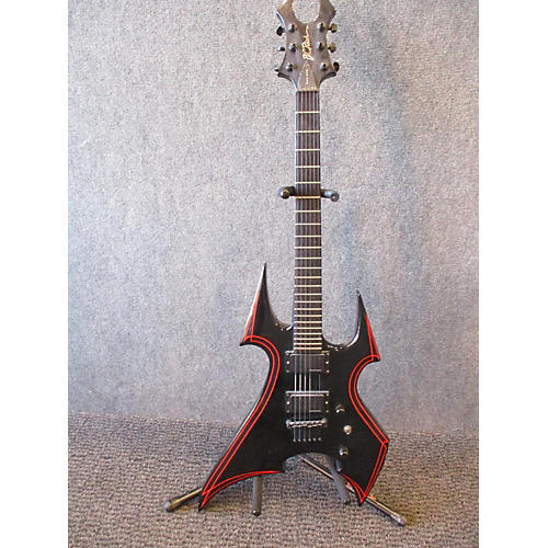 B.C. Rich WMD S. O. B. Solid Body Electric Guitar BLACK WITH RED