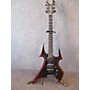 Used B.C. Rich WMD S. O. B. Solid Body Electric Guitar BLACK WITH RED
