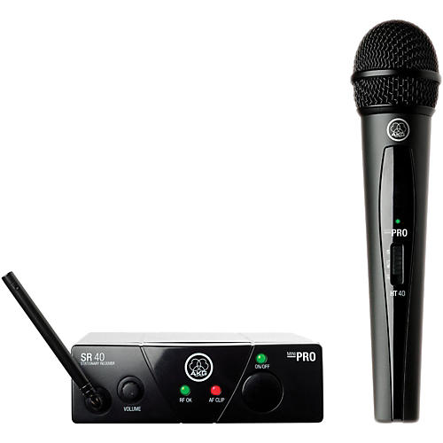 WMS 40 Mini Vocal Wireless System Ch B with D8000M Handheld