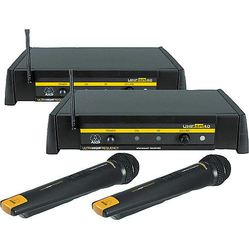 WMS 40 Twin-Pack Dual Handheld System with 2 D 880 Mics