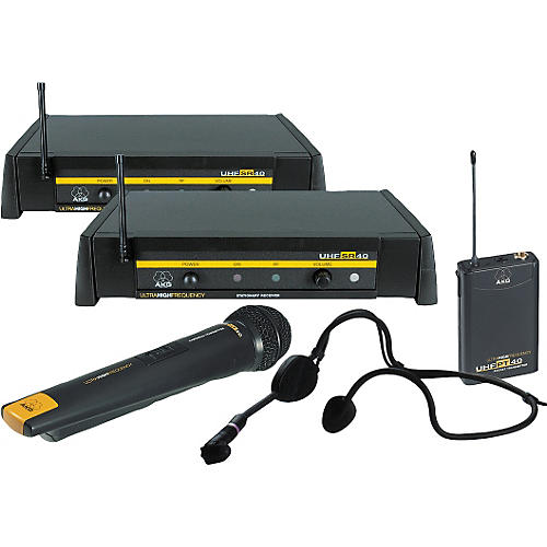 WMS 40 Twin Pack Dual System with D 880 Handheld Microphone and C 444 Headset