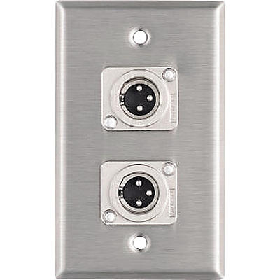 ProCo WP1008 Adapter Male XLR Wall Plate