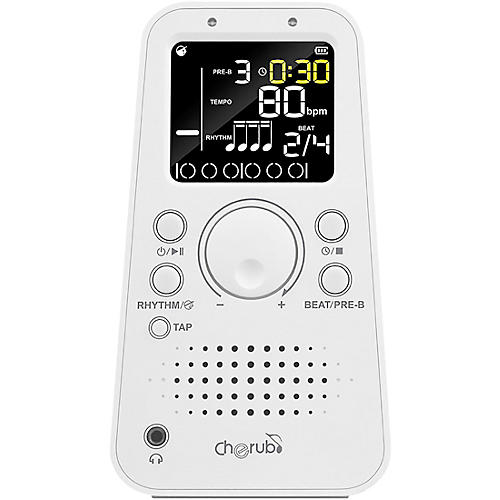 Cherub WSM-289 Rechargeable Digital Metronome White
