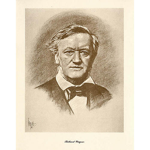 Wagner (Lupas Large Portrait Poster) Music Sales America Series