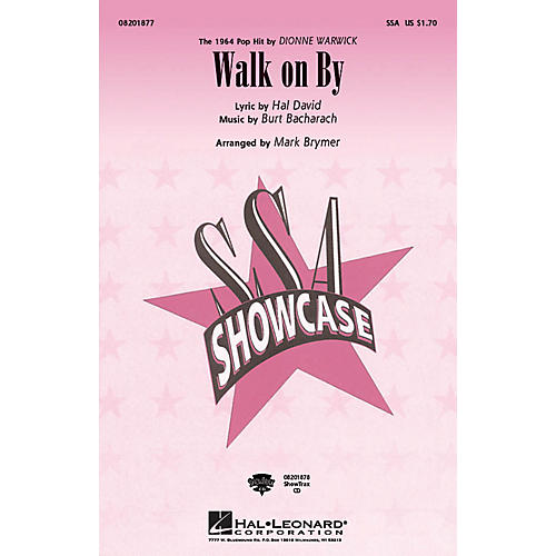 Hal Leonard Walk on By ShowTrax CD by Dionne Warwick Arranged by Mark Brymer