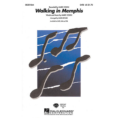 Hal Leonard Walking in Memphis TBB Arranged by Mark Brymer