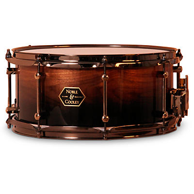 Noble & Cooley Walnut Classic Snare Drum With Black Hardware