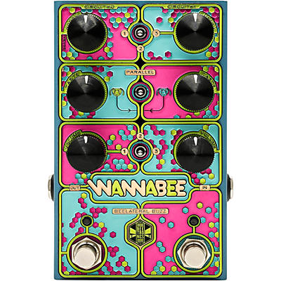 Beetronics FX Wannabee Beelateral Buzz Dual-Drive Effects Pedal