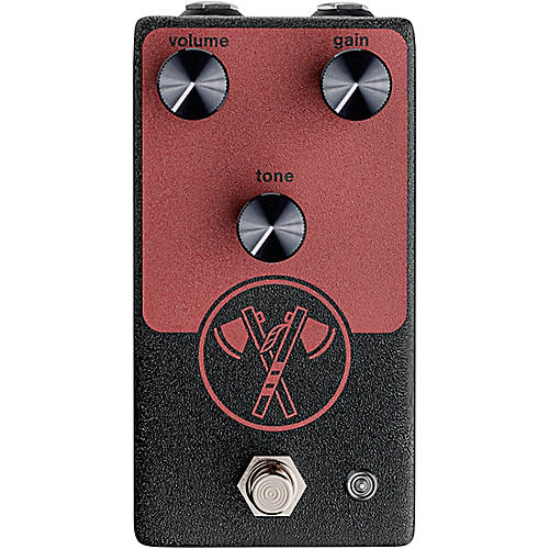 NativeAudio War Party Overdrive/Distortion Effects Pedal Black and Red