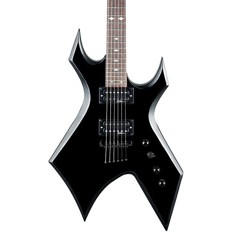 B.C. Rich Warlock Edge Electric Guitar Black with Satin Bevels ...