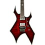 B.C. Rich Warlock Extreme Exotic with Floyd Rose Electric Guitar Black Cherry