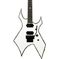 B.C. Rich Warlock Extreme With Floyd Rose Electric Guitar BlackMatte White