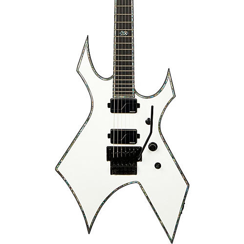 B.C. Rich Warlock Extreme With Floyd Rose Electric Guitar Matte White