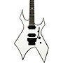 B.C. Rich Warlock Extreme With Floyd Rose Electric Guitar Matte White