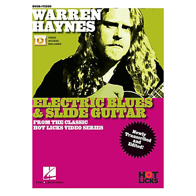 Hal Leonard Warren Haynes - Electric Blues & Slide Guitar From the Classic Hot Licks Video Series Book/Video Online