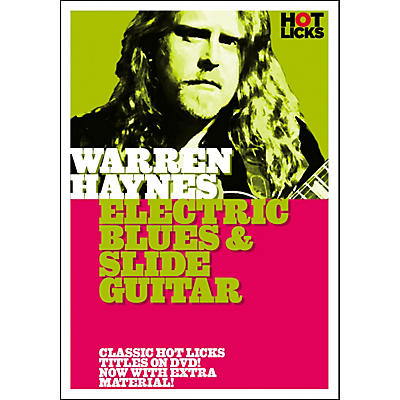 Hot Licks Warren Haynes: Electric Blues and Slide Guitar DVD