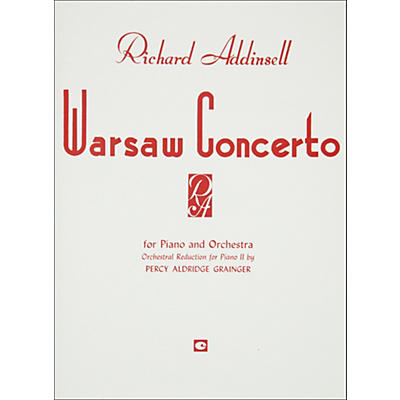 Hal Leonard Warsaw Concerto Piano Orchestra Duet Two Pianos Four Hands