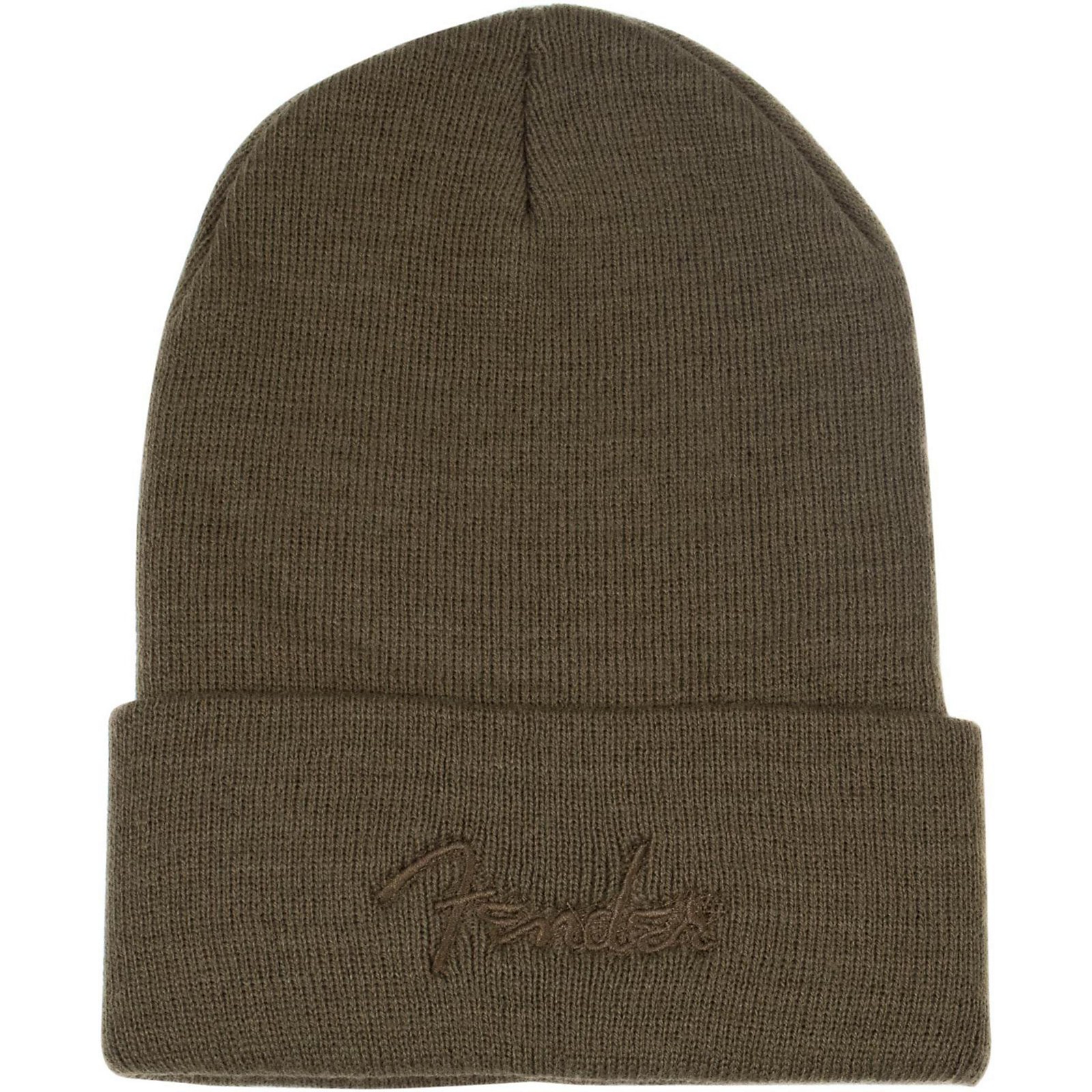 knit logo beanie