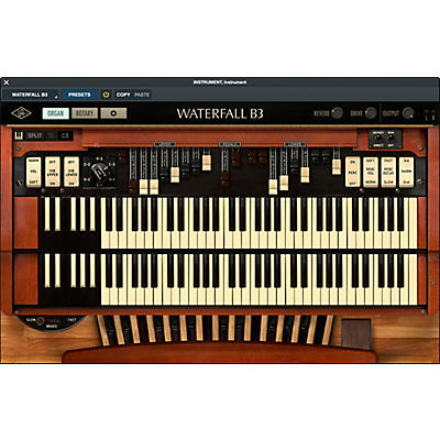 Universal Audio Waterfall B3 Organ UAD Instrument (Software Download)