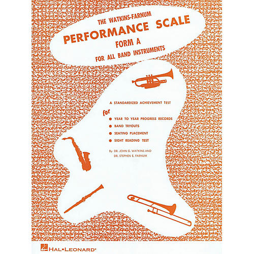 Hal Leonard Watkins-Farnum Performance Scale - Form A Book Study Score Series Softcover by Dr. John G. Watkins