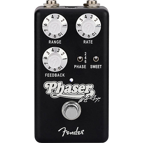 Fender Waylon Jennings Phaser Effects Pedal Condition 1 - Mint Black