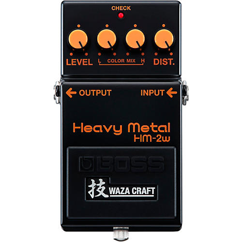 BOSS Waza Craft HM-2W Heavy Metal Distortion Effects Pedal Black