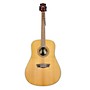 Used Washburn Wd7s Acoustic Guitar Natural